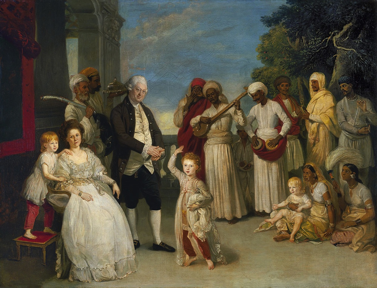 Elijah Impey Family Portrait